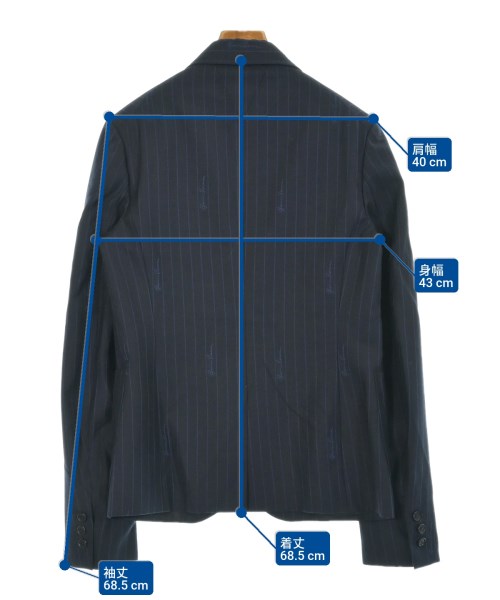 VERSACE（ヴェルサーチ）その他 紺 サイズ:38(S位) レディース/2200639602042