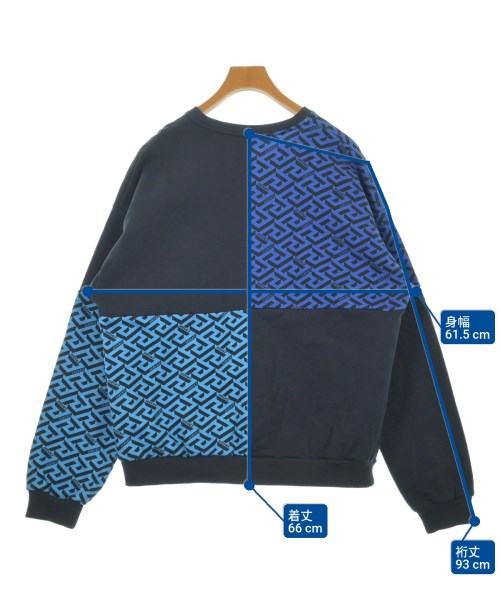 VERSACE（ヴェルサーチ）スウェット 紺 サイズ:XL メンズ/2200640402112