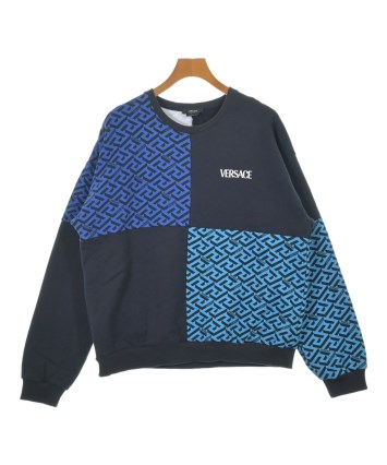 VERSACE（ヴェルサーチ）スウェット 紺 サイズ:XL メンズ