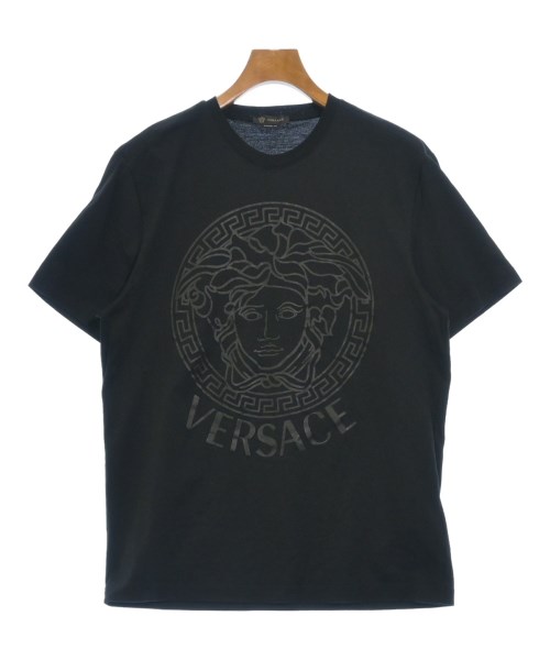 VERSACE(ヴェルサーチ)Tシャツ・カットソー 黒 サイズ:38(M位)/2200642582034