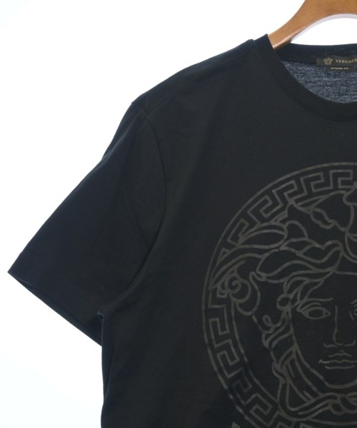 VERSACE（ヴェルサーチ）Tシャツ・カットソー 黒 サイズ:38(M位) メンズ/2200642582034