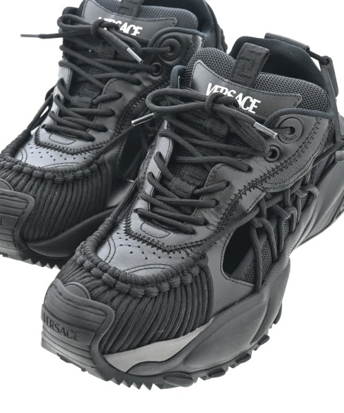 VERSACE（ヴェルサーチ）スニーカー 黒 サイズ:25.3cm メンズ/2200596186371