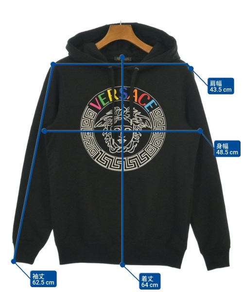 VERSACE（ヴェルサーチ）Tシャツ・カットソー 黒 サイズ:XS メンズ/2200622547022