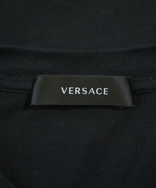 VERSACE（ヴェルサーチ）Tシャツ・カットソー 黒 サイズ:XL メンズ/2200624180067