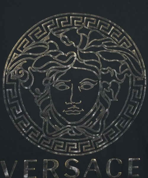 VERSACE（ヴェルサーチ）Tシャツ・カットソー 黒 サイズ:XL メンズ/2200624180067