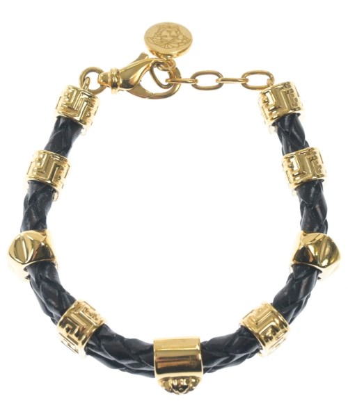 VERSACE（ヴェルサーチ）ブレスレット・バングル 黒 サイズ:- メンズ/2200626384180