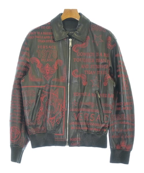 VERSACE(ヴェルサーチ)ブルゾン 黒 サイズ:46(M位)/2200630220016