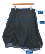 VERSACE（ヴェルサーチ）ひざ丈スカート 黒 サイズ:32(XXS位) レディース/2200630146125