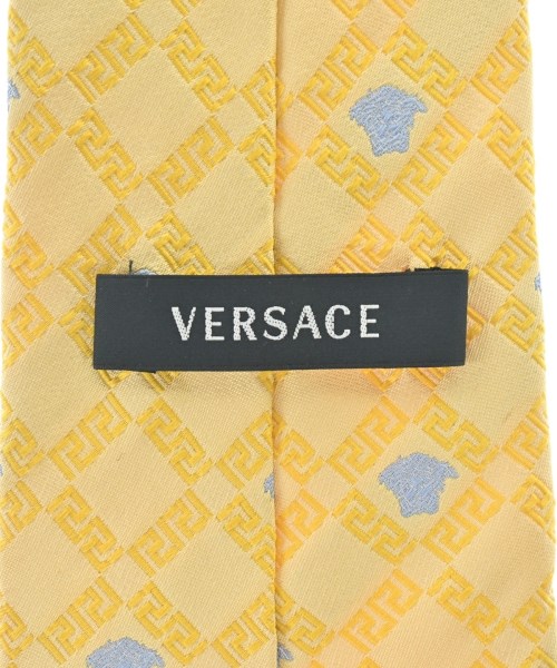 VERSACE（ヴェルサーチ）ネクタイ 黄 サイズ:- メンズ/2200617629085