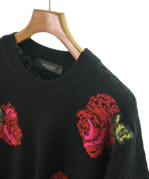 VERSACE（ヴェルサーチ）ニット・セーター 黒 サイズ:42(XS位) メンズ/2200618570034