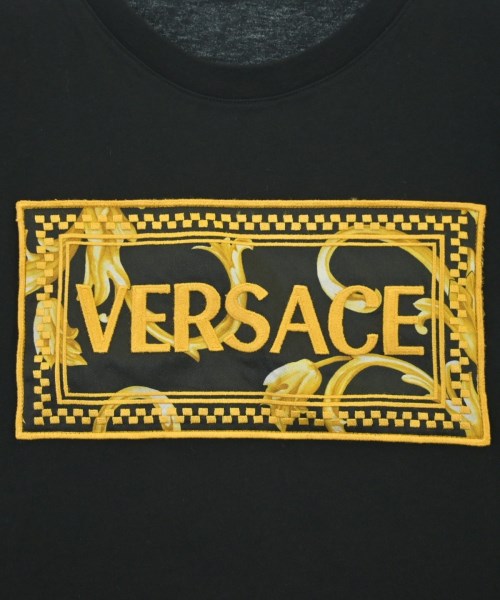 VERSACE（ヴェルサーチ）Tシャツ・カットソー 黒 サイズ:XL メンズ/2200619676285