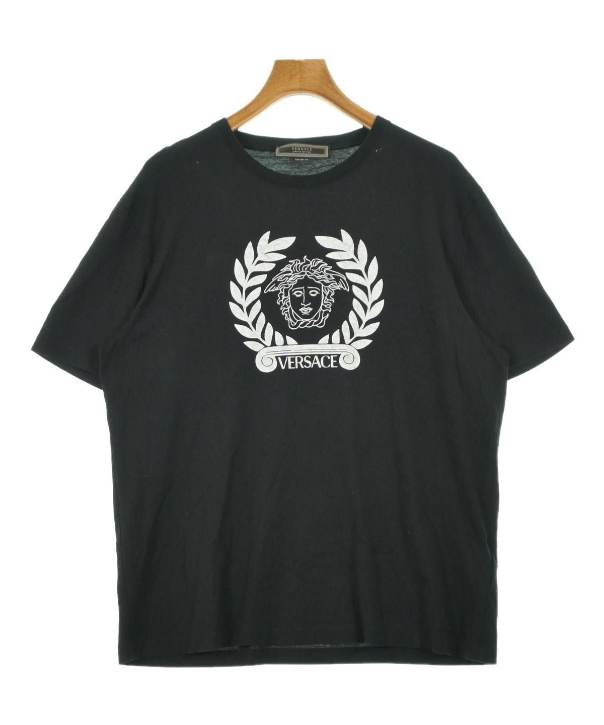 VERSACE（ヴェルサーチ）Tシャツ・カットソー 黒 サイズ:3XL(XXL位