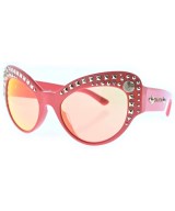 VERSACE（ヴェルサーチ）サングラス 赤 サイズ:- レディース/2200601317110