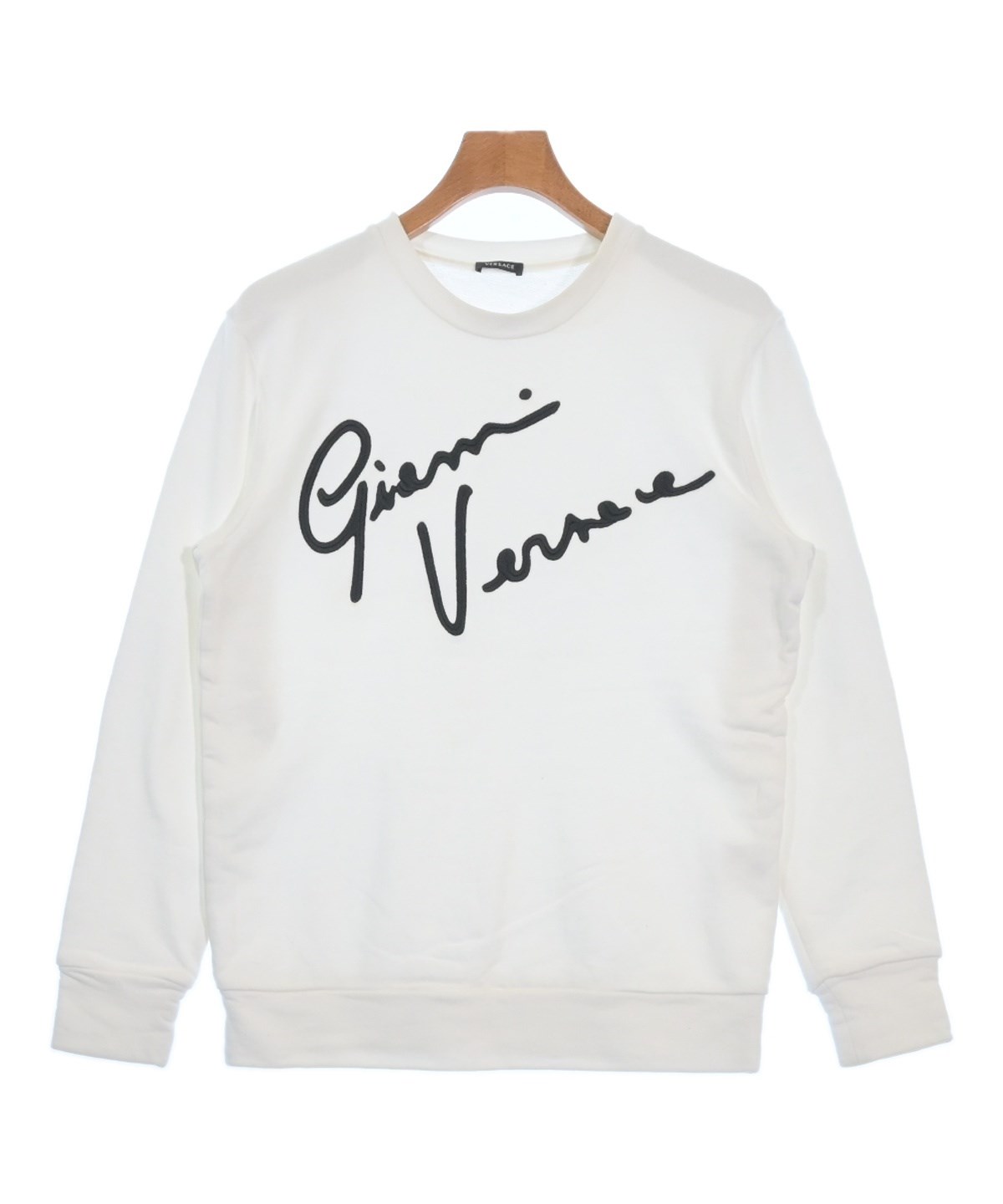 VERSACE ヴェルサーチ スウェット 白 38(M位) 4112525Y0017 VERSACE（ヴェルサーチ）スウェット 白 サイズ:38(M位) メンズ