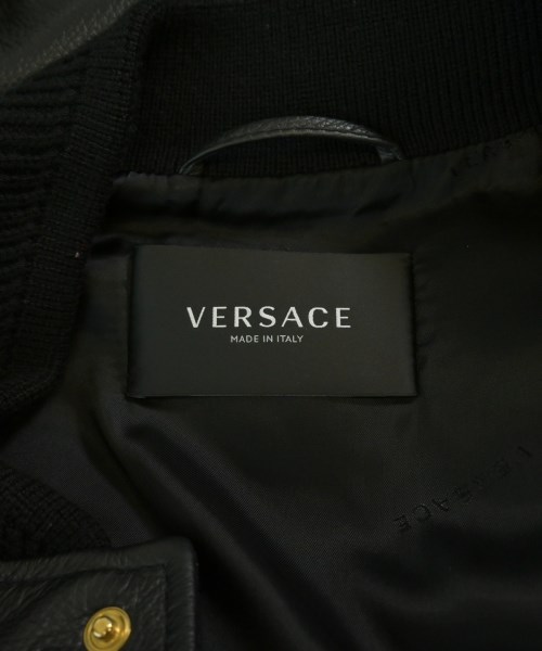 VERSACE（ヴェルサーチ）ライダース 黒 サイズ:54(XXL位) メンズ/2200672615108