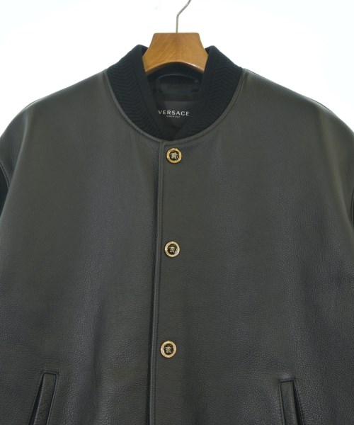 VERSACE（ヴェルサーチ）ライダース 黒 サイズ:54(XXL位) メンズ/2200672615108