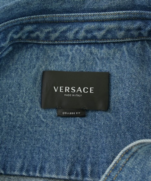 VERSACE（ヴェルサーチ）デニムジャケット 青 サイズ:54(XXL位) メンズ/2200672615177