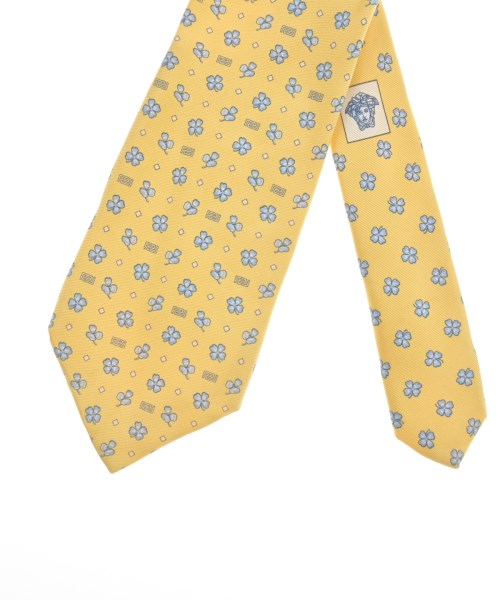 VERSACE（ヴェルサーチ）ネクタイ 黄 サイズ:- メンズ/2200677714530