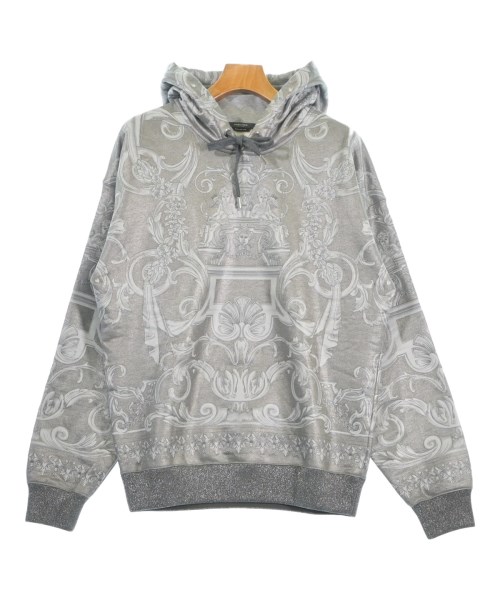 VERSACE(ヴェルサーチ)パーカー シルバー サイズ:S/2200675265072