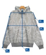 VERSACE（ヴェルサーチ）パーカー シルバー サイズ:S メンズ/2200675265072