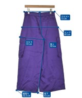 VERSACE（ヴェルサーチ）カーゴパンツ 紫 サイズ:38(S位) レディース/2200675265140