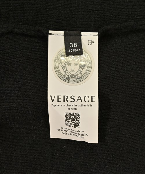 VERSACE（ヴェルサーチ）ニット・セーター 黒 サイズ:38(S位) レディース/2200700970070