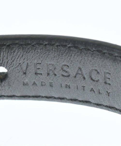 VERSACE（ヴェルサーチ）ブレスレット・バングル 黒 サイズ:- レディース/2200700970100