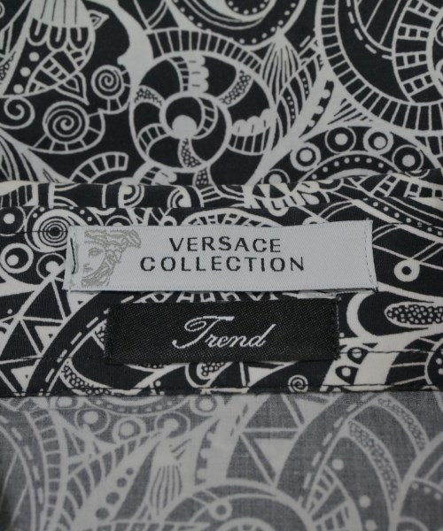 VERSACE（ヴェルサーチ）カジュアルシャツ 黒 サイズ:41(XL位) メンズ/2200656873029