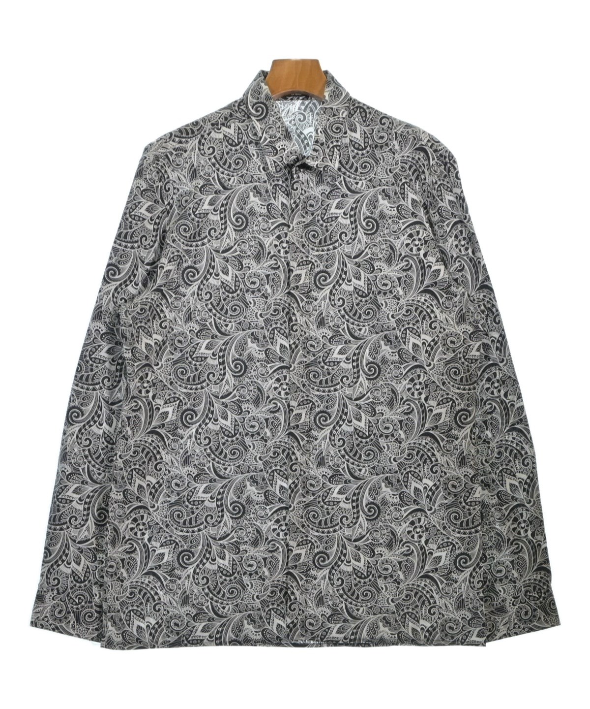 VERSACE（ヴェルサーチ）カジュアルシャツ 黒 サイズ:41(XL位) メンズ