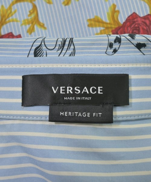 VERSACE（ヴェルサーチ）カジュアルシャツ 青 サイズ:37(XS位) メンズ/2200656235094