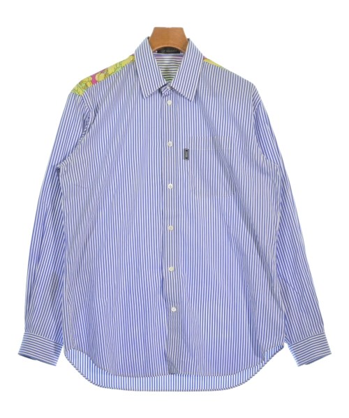 VERSACE(ヴェルサーチ)ドレスシャツ 青 サイズ:37(XS位)/2200656235100