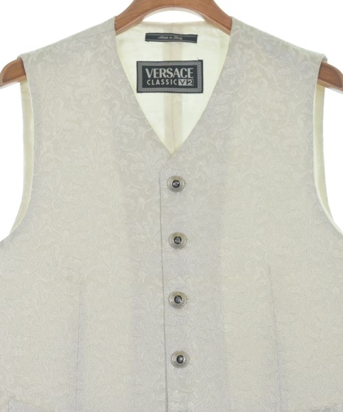 VERSACE（ヴェルサーチ）カジュアルシャツ 白 サイズ:50(XL位) メンズ/2200659062024