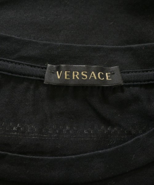 VERSACE（ヴェルサーチ）Tシャツ・カットソー 黒 サイズ:40(M位) レディース/2200662183020
