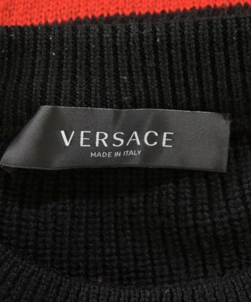 VERSACE（ヴェルサーチ）ニット・セーター 黒 サイズ:46(M位) メンズ/2200716609049