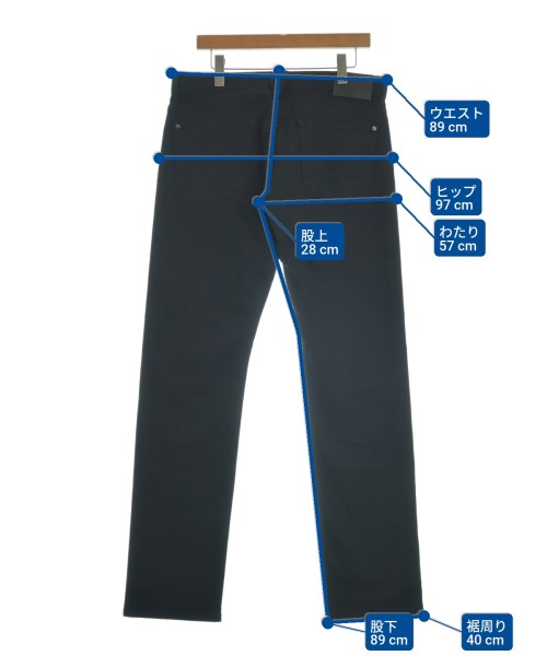 VERSACE（ヴェルサーチ）デニムパンツ 黒 サイズ:31(M位) メンズ/2200646335018