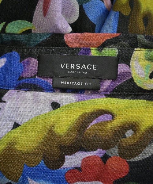VERSACE（ヴェルサーチ）カジュアルシャツ 紫 サイズ:42(XXL位) メンズ/2200651951180