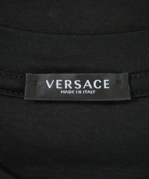 VERSACE（ヴェルサーチ）Tシャツ・カットソー 黒 サイズ:38(S位) レディース/2200701310035