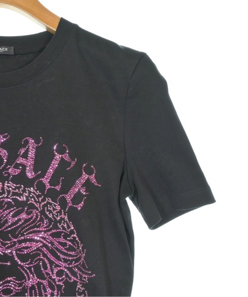 VERSACE（ヴェルサーチ）Tシャツ・カットソー 黒 サイズ:38(S位) レディース/2200701310035