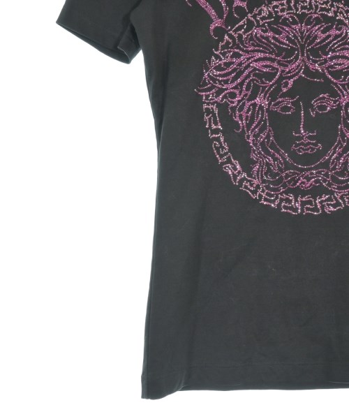 VERSACE（ヴェルサーチ）Tシャツ・カットソー 黒 サイズ:38(S位) レディース/2200701310035