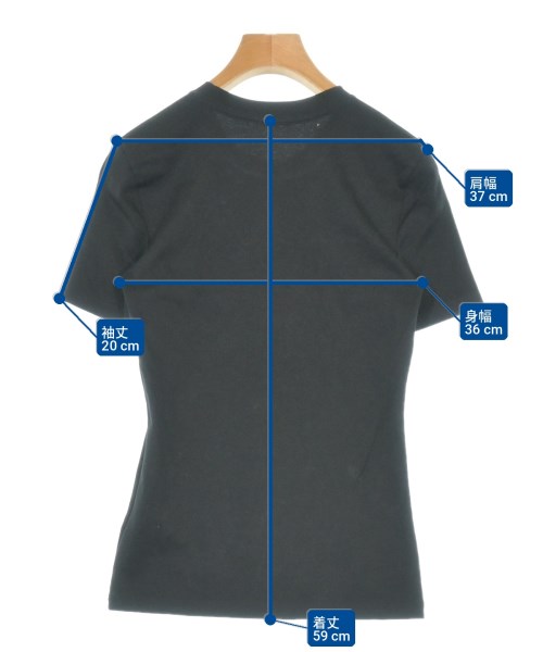 VERSACE（ヴェルサーチ）Tシャツ・カットソー 黒 サイズ:38(S位) レディース/2200701310035