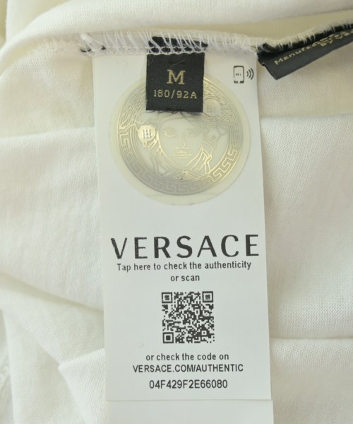 VERSACE（ヴェルサーチ）Tシャツ・カットソー 白 サイズ:M メンズ/2200705681049