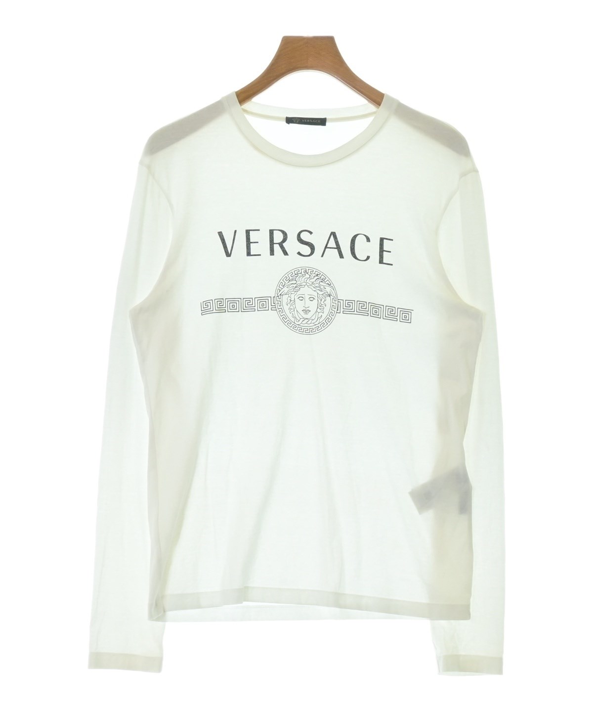 VERSACE ヴェルサーチ　カットソー VERSACE（ヴェルサーチ）Tシャツ・カットソー 白 サイズ:M メンズ