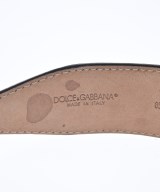 DOLCE&GABBANA（ドルチェアンドガッバーナ）ベルト 黒 サイズ:34 メンズ/2200704715110