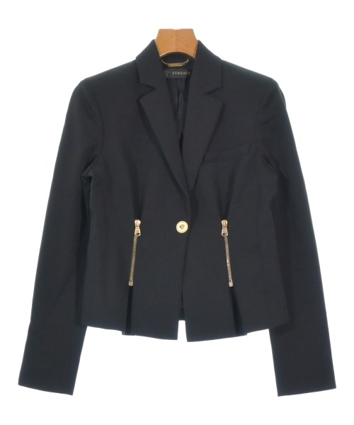 VERSACE(ヴェルサーチ)テーラードジャケット 黒 サイズ:38(S位)/2200663885015
