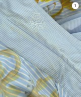 VERSACE（ヴェルサーチ）カジュアルシャツ 青 サイズ:38(S位) レディース/2200663885022