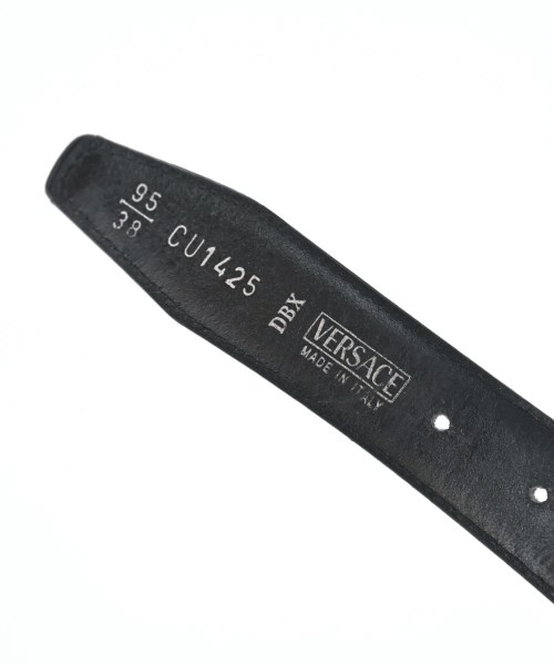 VERSACE（ヴェルサーチ）ベルト 黒 サイズ:95/38 メンズ/2200665474088