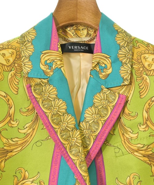 VERSACE（ヴェルサーチ）ジャケット 緑 サイズ:40(M位) レディース/2200670817016
