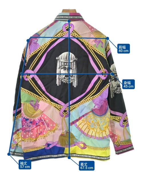 VERSACE（ヴェルサーチ）カジュアルシャツ 緑 サイズ:36(XS位) レディース/2200670817023