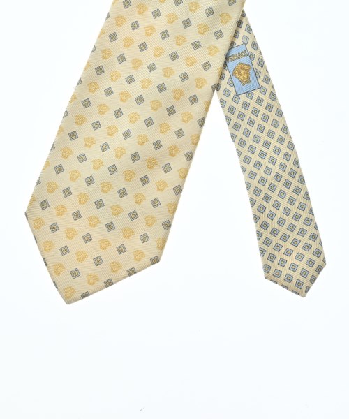 VERSACE（ヴェルサーチ）ネクタイ 黄 サイズ:- メンズ/2200671273088