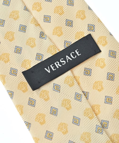 VERSACE（ヴェルサーチ）ネクタイ 黄 サイズ:- メンズ/2200671273088